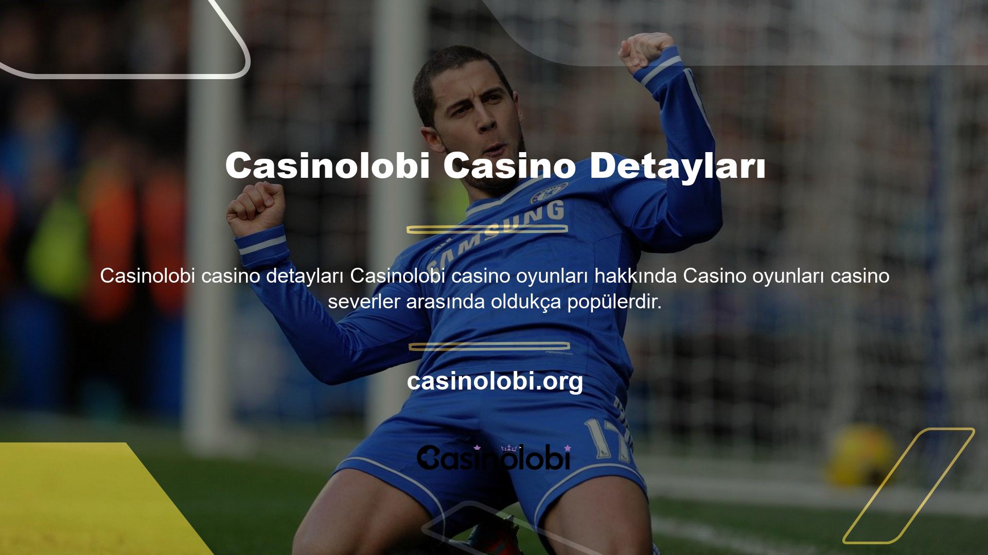 Casinolobi gibi oyun sektörünün lider markasıdır